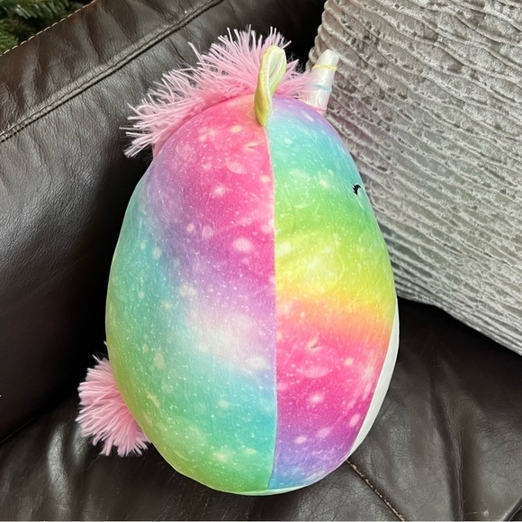 Squishmallows Esmerelda The Rainbow Unicorn Fantasy Squad 12”x12” - Picture 3 of 5
